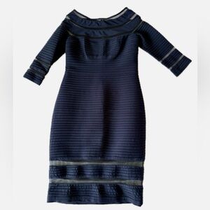 Navy Cocktail Dress Bodycon